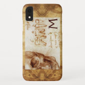 ドクロと歯のモノグラム、歯科医院、歯科医のためのモノグラムデザイン Case-Mate iPhoneケース (裏面)