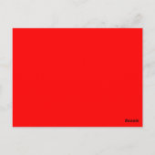 ドクロと血のしおり ポストカード (裏面)