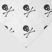 ドクロと骨のデザイン 薄葉紙 (詳細)