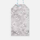 ドクロと骨のハロウィン感謝タグ ギフトタグ (裏面)