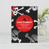 ドクロと骨の海賊 招待状 (スタンド正面)