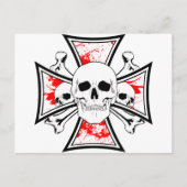 ドクロと骨の鉄十字 ポストカード (正面)