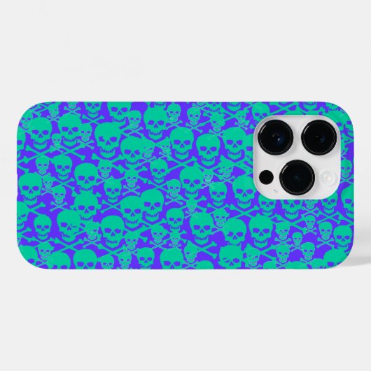ドクロと骨 Case-Mate iPhoneケース (裏面 (横))