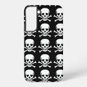 ドクロと骨 SAMSUNG GALAXYケース (裏面)