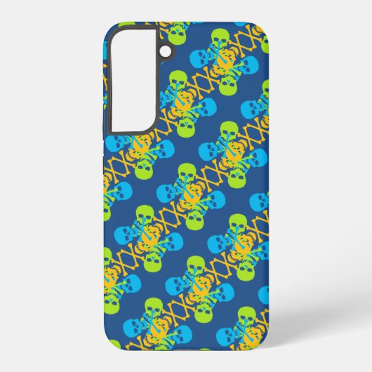 ドクロと骨 SAMSUNG GALAXYケース (裏面)