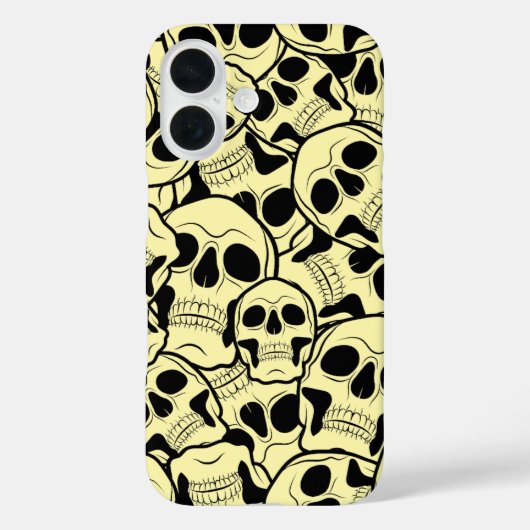 ドクロのクラスター iPhone / iPad カバー (裏面)