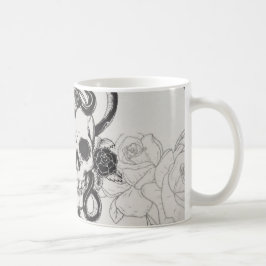 ドクロのコーヒーカップ コーヒーマグカップ