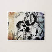 ドクロのパズル ジグソーパズル (横)