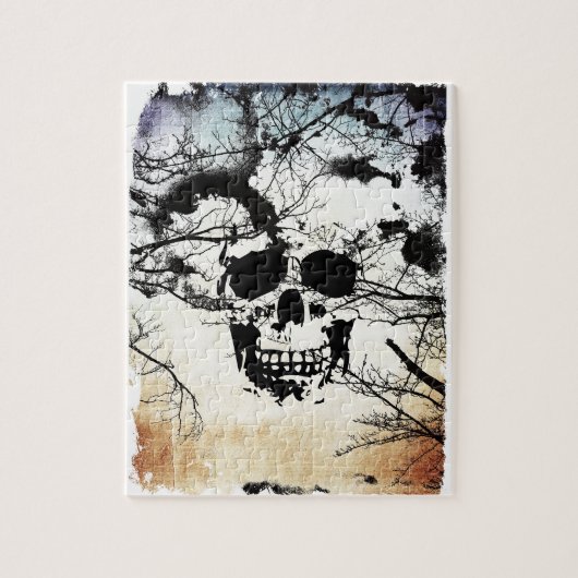 ドクロのパズル ジグソーパズル (縦)