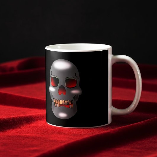 ドクロのマグカップ コーヒーマグカップ