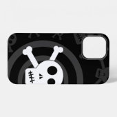 =[ ドクロのマーク ]= OtterBox iPhoneケース iPhone 12ケース (裏面横)