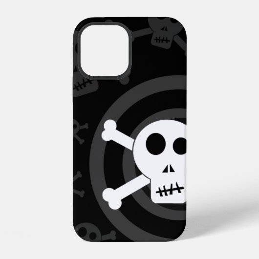 =[ ドクロのマーク ]= OtterBox iPhoneケース iPhone 12ケース (裏面)