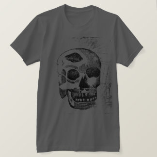 ドクロの木版画Tシャツ Tシャツ