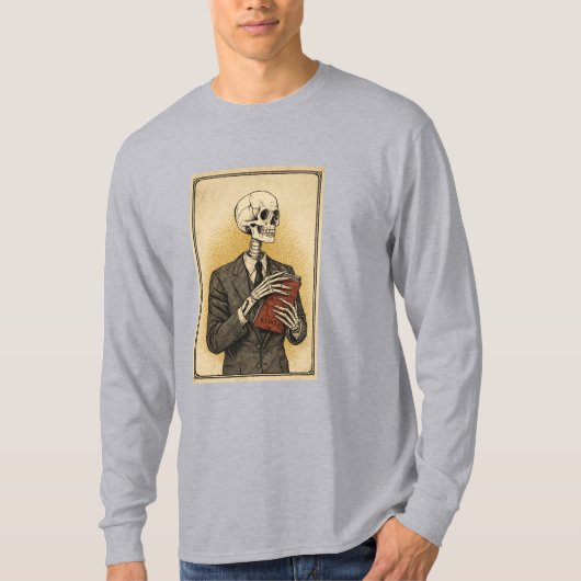 ドクロの肖像画 Tシャツ (正面)