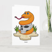 ドクロの蛇 カード (裏面)