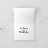 ドクロの雪遊び カード (内部)