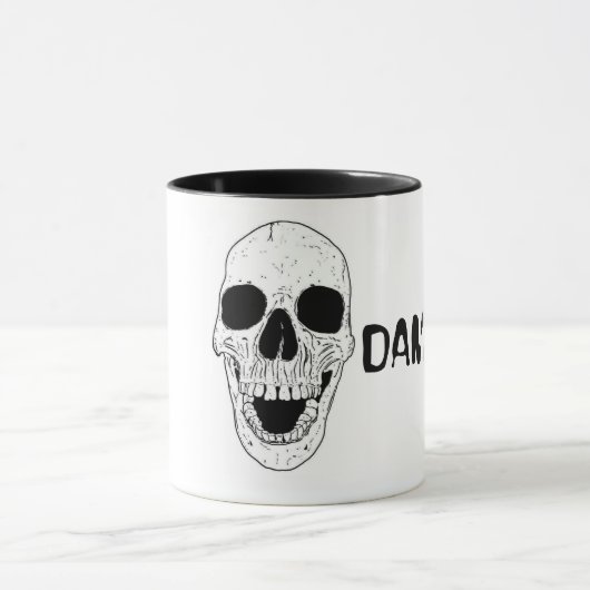 ドクロの頭 マグカップ (中央)