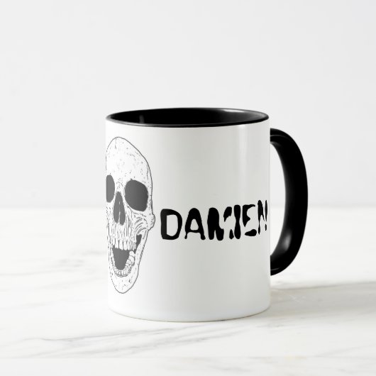 ドクロの頭 マグカップ (正面右)