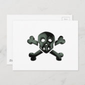 ドクロの髑髏 ポストカード (正面/裏面)