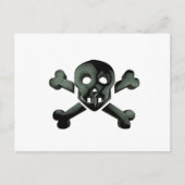 ドクロの髑髏 ポストカード (正面)