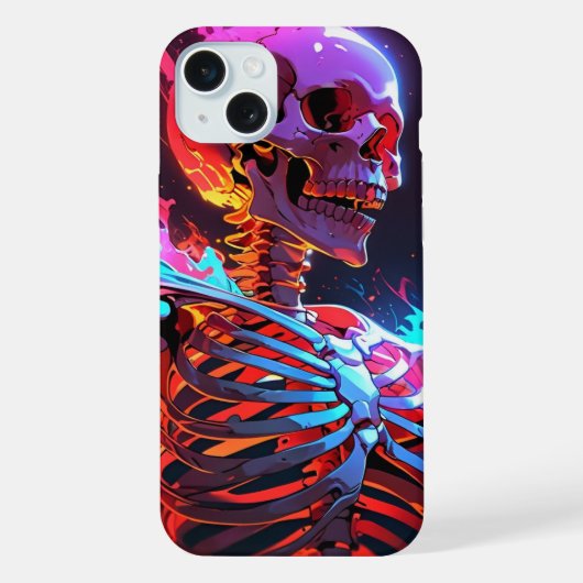 ドクロアート iPhoneケース (裏面)