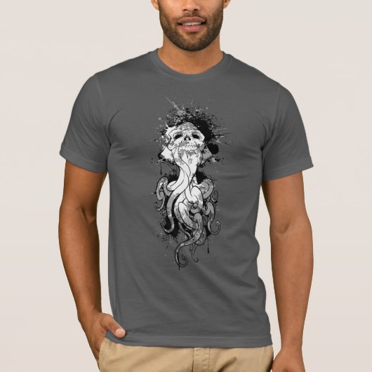 ドクロイカ Tシャツ (正面)