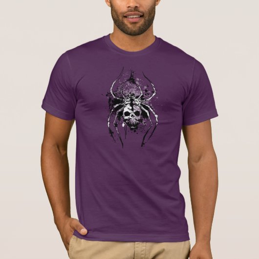 ドクロクモ Tシャツ (正面)