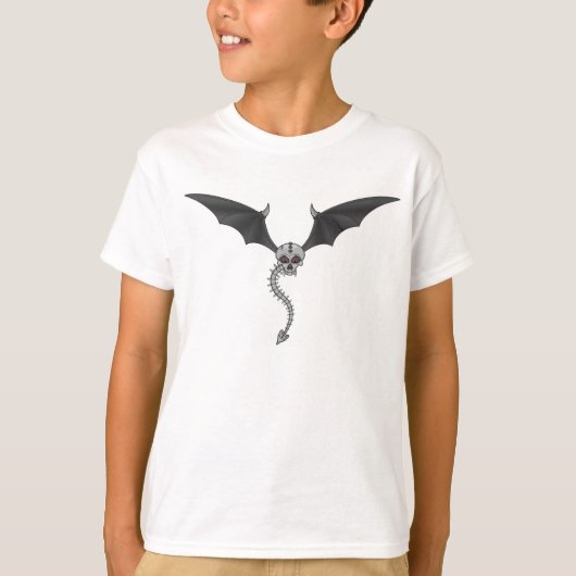 ドクロコウモリ Tシャツ (正面)