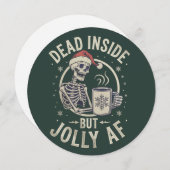 ドクロサンタ 死んだふり クリスマス ビンテージ ジョリー AF (正面/裏面)