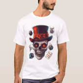 ドクロマジシャンの帽子 Tシャツ (正面)