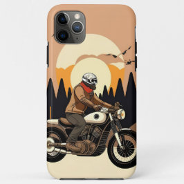 💀 ドクロマスクのバイカーが疾走 iPhone 11 PRO MAXケース