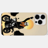 ドクロマスク バイク レーサー Case-Mate iPhoneケース (裏面 (横))