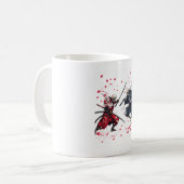 ドクロ侍決闘 コーヒーマグカップ (正面左)