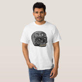 ドクロ反逆ストリートカルチャー Tシャツ (正面フル)