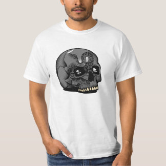ドクロ反逆ストリートカルチャー Tシャツ