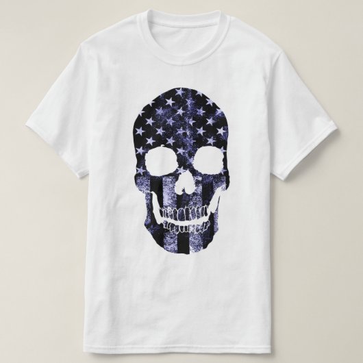 ドクロ戦士USA Tシャツ (デザイン正面)