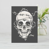 ドクロ有刺鉄線 招待状