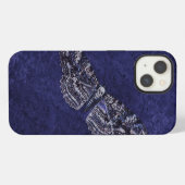 ドクロ蛾の秋 iPhoneケース (裏面横)