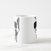 ドクロ顔マグカップ コーヒーマグカップ (中央)
