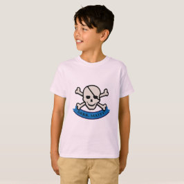 ドクロ - キッズ用ベーシックTシャツ Tシャツ