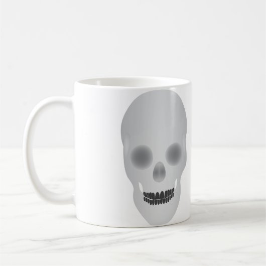ドクロ コーヒーマグカップ (左)