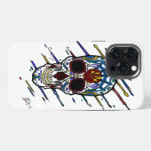 ドクロ シュガースカル iPhoneケース (裏面横)