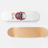 ドクロ スケートボード (横)