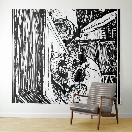 ドクロ タペストリー (インサイチュ(横))