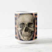 ドクロ＆バタフライ コーヒーマグカップ (中央)