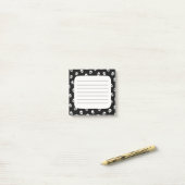 ドクロ ポストイット (デスク上)