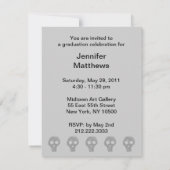 ドクロ 卒業クラス 2011 招待状 5 (裏面)