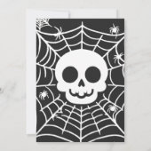 ドクロ 招待状 (裏面)