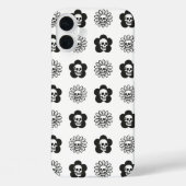 ドクロ 花 Case-Mate iPhoneケース (裏面)