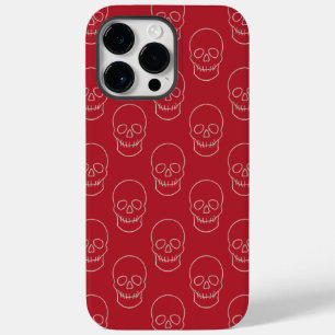ドクロ - 血のような赤と骨のような白 Case-Mate iPhone 14 PRO MAXケース